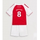 Arsenal Martin Odegaard #8 Replike Domaci Dres za djecu 2025-26 Kratak Rukav (+ Kratke hlače)